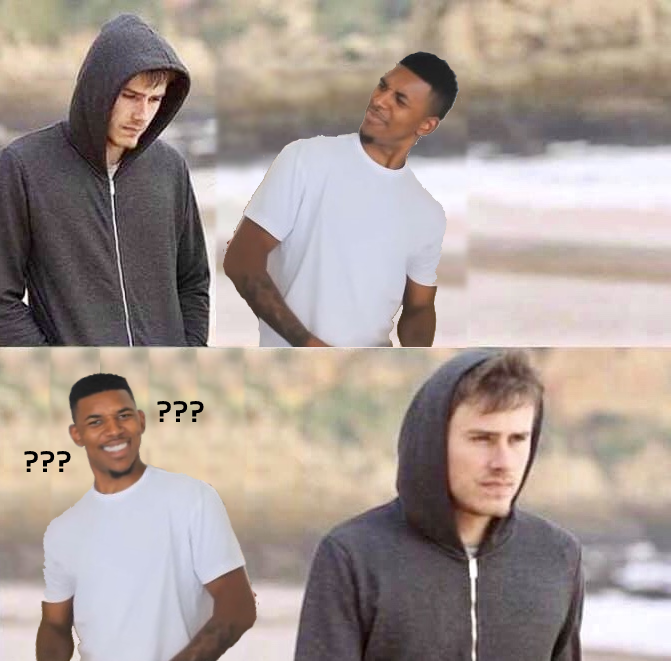 High Quality nick young gets confused by drug dealer Blank Meme Template