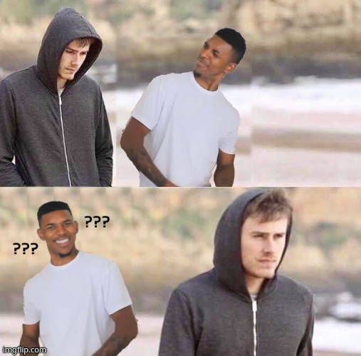 nick young gets confused by drug dealer | image tagged in nick young gets confused by drug dealer | made w/ Imgflip meme maker