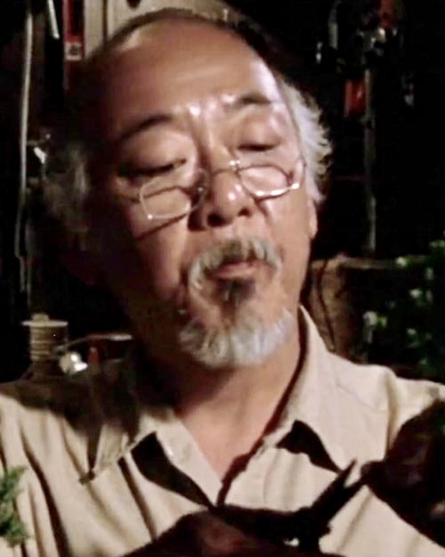 High Quality Mr. Miyagi Blank Meme Template