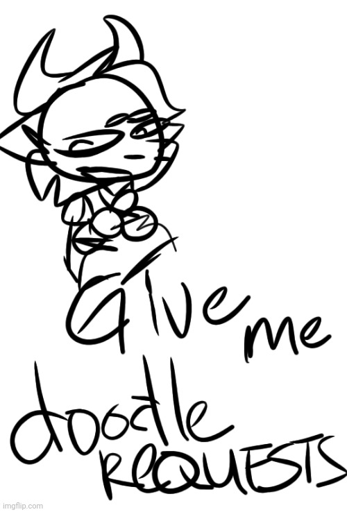 Give me doodle ides. It helps as a distraction. | made w/ Imgflip meme maker