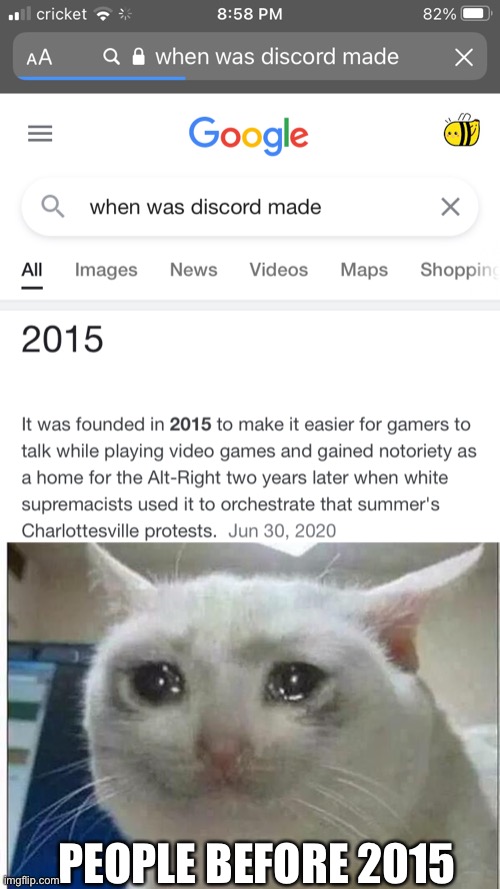 PEOPLE BEFORE 2015 | image tagged in crying cat | made w/ Imgflip meme maker