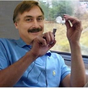 Mike Lindell pillow guy with Crack Pipe Blank Meme Template