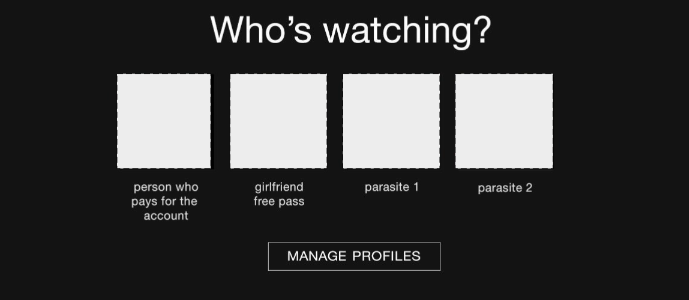 High Quality Who's watching Netflix Meme Blank Meme Template