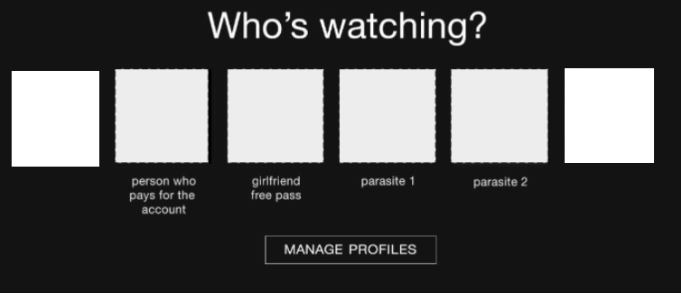 High Quality Who's watching Netflix but with extra 2 squares Blank Meme Template
