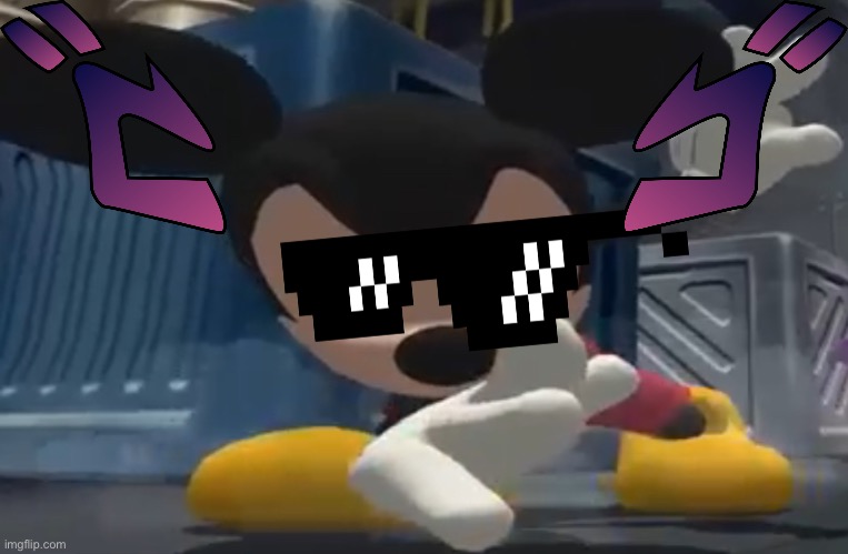 Mickey dabbing XD | image tagged in dab mickey | made w/ Imgflip meme maker