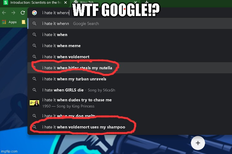 WTF GOOGLE?!?!?!?! | WTF GOOGLE!? | image tagged in google search | made w/ Imgflip meme maker