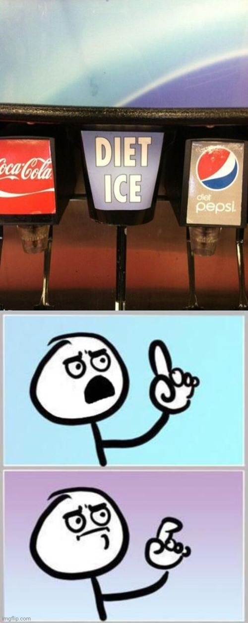 Diet Ice | image tagged in wait what,reposts,repost,memes,ice,you had one job | made w/ Imgflip meme maker