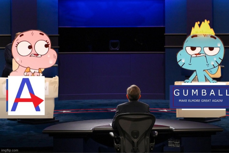 The first presidential debate | image tagged in 2020 presidential debate | made w/ Imgflip meme maker