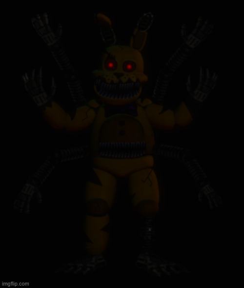 The Nightmares Pit Bonnie | image tagged in fnaf,the,nightmares,pit,bonnie | made w/ Imgflip meme maker