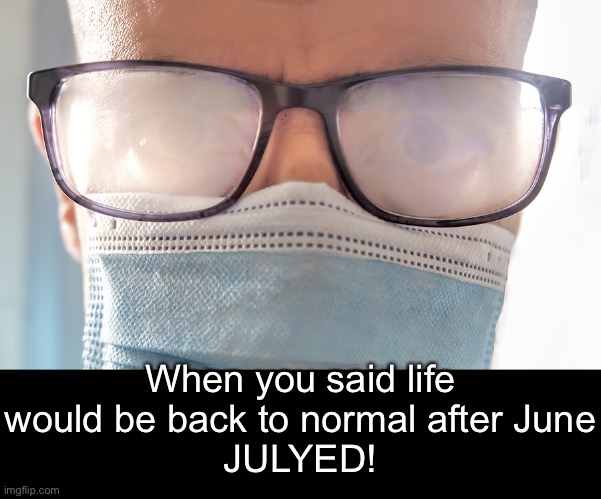 Liar Liar Pants On Fire | When you said life would be back to normal after June
JULYED! | image tagged in funny memes,bad jokes,eyeroll | made w/ Imgflip meme maker