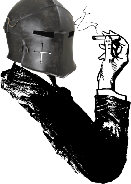 Smoking Crusader Blank Meme Template