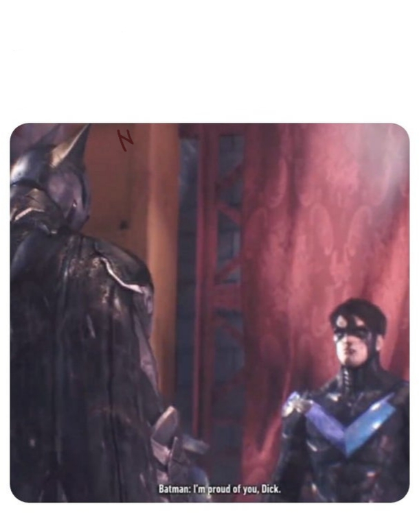 High Quality Batman & Dick Grayson Blank Meme Template