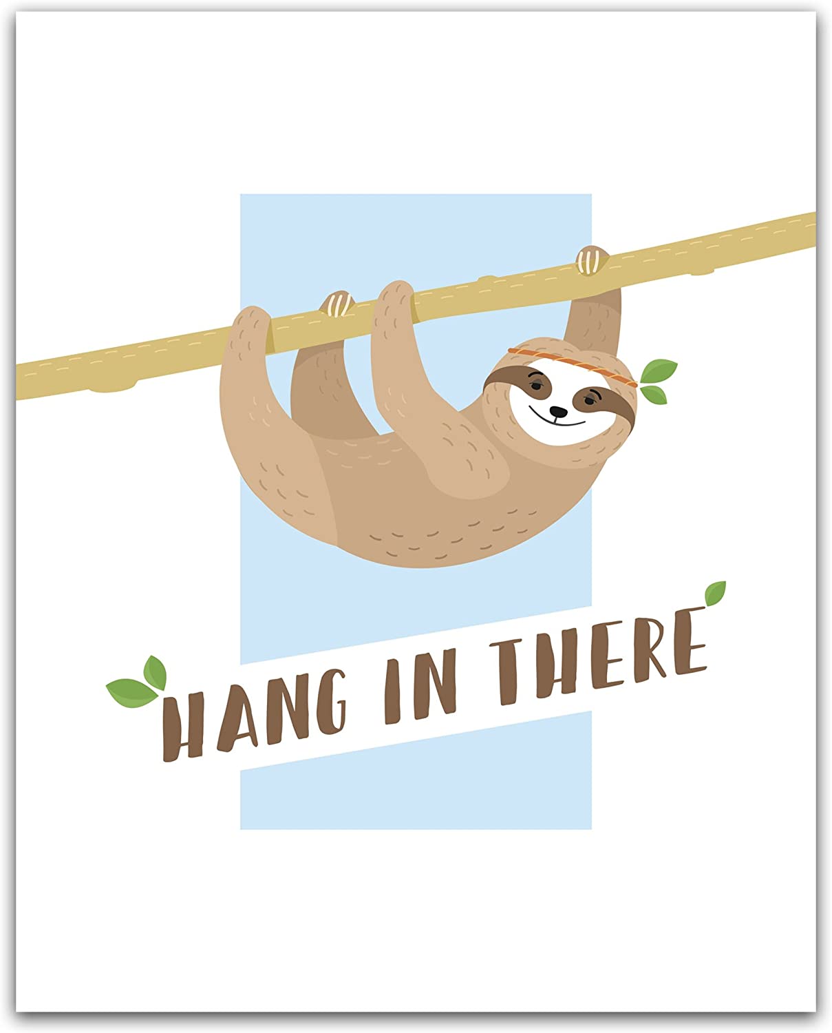 Sloth hang in there Blank Meme Template