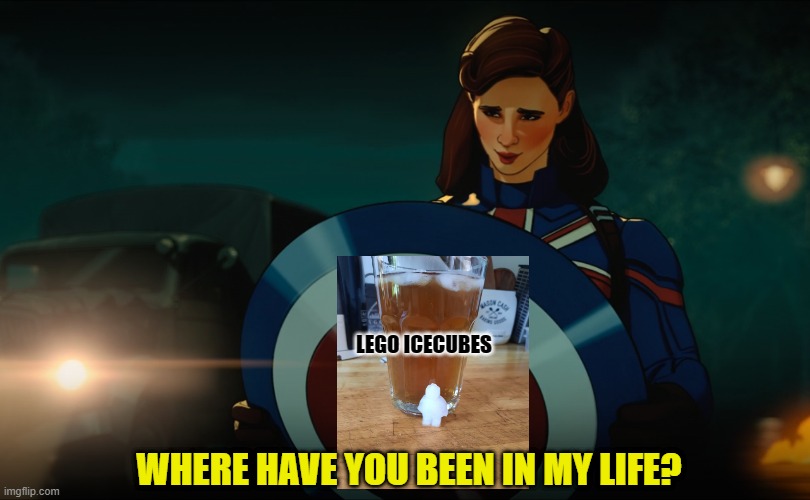 where have lego ice-cubes been in my life? | LEGO ICECUBES; WHERE HAVE YOU BEEN IN MY LIFE? | image tagged in where have you been in my life | made w/ Imgflip meme maker