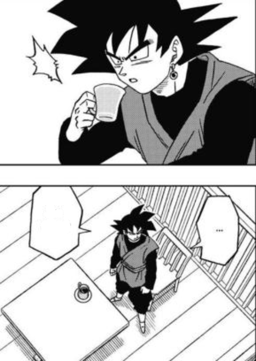 High Quality Goku black says Blank Meme Template