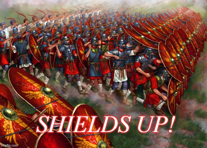 SHIELDS UP! | made w/ Imgflip meme maker