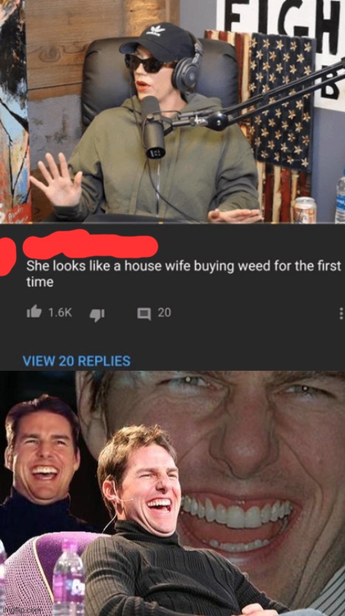 Its kinda true ngl | image tagged in tom cruise laugh,weed,house wife | made w/ Imgflip meme maker