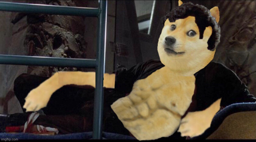 Doge Goldblum | image tagged in doge | made w/ Imgflip meme maker