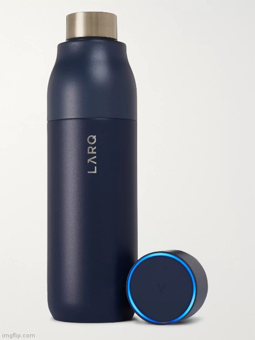 Self cleaning water bottle | made w/ Imgflip meme maker