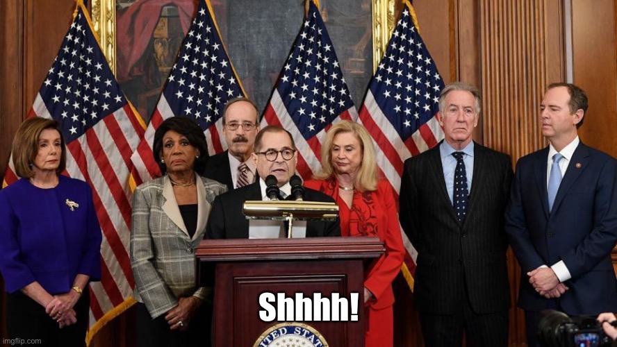 House Democrats | Shhhh! | image tagged in house democrats | made w/ Imgflip meme maker