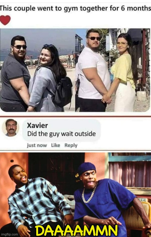 Is it just me or does it look like he just got a new girlfriend? | DAAAAMMN | image tagged in ice cube damn,memes,unfunny | made w/ Imgflip meme maker