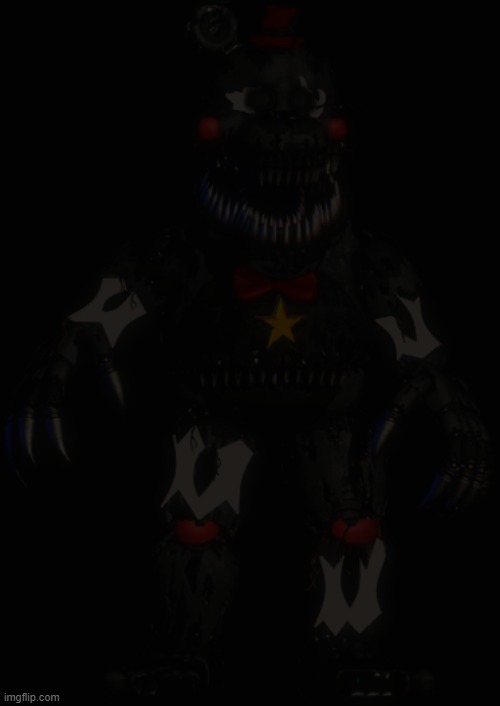 Nightmare Left! (he's HIGHLY dangerous) | image tagged in fnaf,five nights at freddys,nightmare,left,dangerous | made w/ Imgflip meme maker
