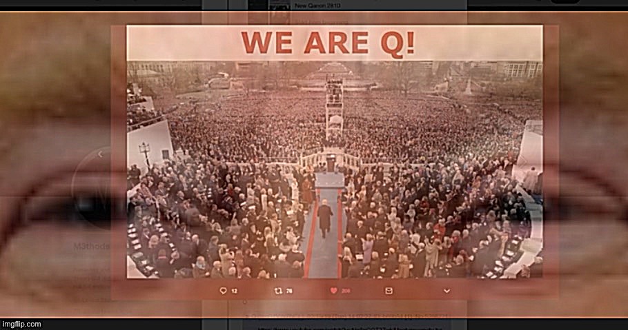 Trump we are Q | image tagged in trump we are q | made w/ Imgflip meme maker