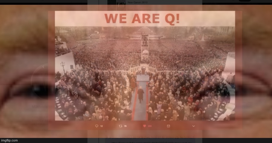 TRUMP had the biggest crowds ever. but yesterday he was inaugurated in secret. he always keeps leftsits guessing #WWG1WGA | image tagged in trump we are q,qanon,mike lindell,trump inauguration,leftsits,libtrads | made w/ Imgflip meme maker
