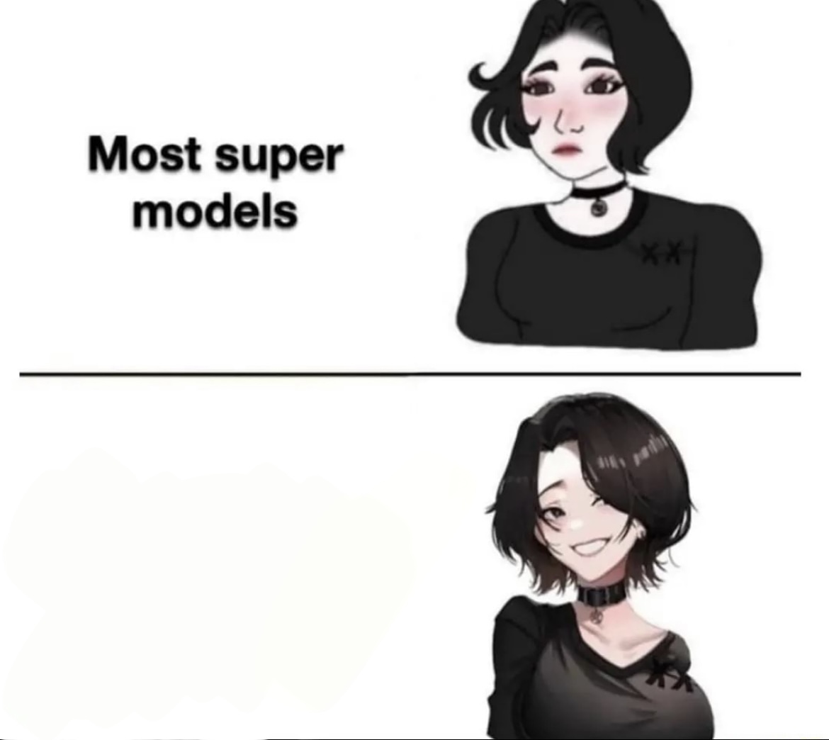 High Quality Most Supermodels Blank Meme Template