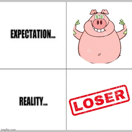Findom Expectations | image tagged in expectation vs reality,memes | made w/ Imgflip meme maker