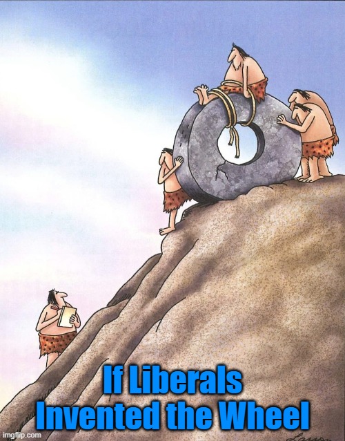 Free Thinking | If Liberals Invented the Wheel | image tagged in wheel,liberals,stupid | made w/ Imgflip meme maker