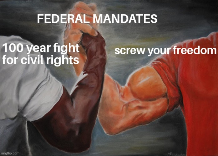 YOU ARE BEING USED | image tagged in epic handshake,epic fail,civil rights | made w/ Imgflip meme maker