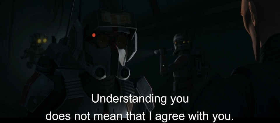 Understanding you does not mean that I agree with you. Blank Meme Template