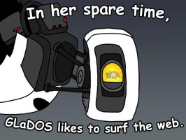 High Quality Cyber glados Blank Meme Template