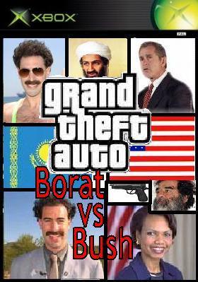 Borat vs Bush Blank Meme Template