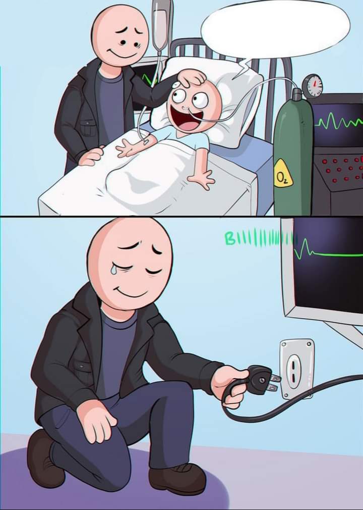 High Quality Pull the plug Blank Meme Template