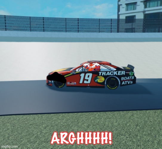 Knuckles became the 2nd puncture victim. | ARGHHHH! | image tagged in knuckles,puncture,memes,nmcs,nascar | made w/ Imgflip meme maker