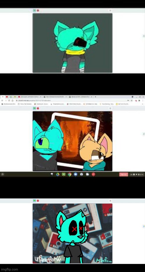 So I made some animation memes on Scratch with some friends and posted them on YouTube-- | image tagged in furries,youtube,animation meme,fun,scratch | made w/ Imgflip meme maker