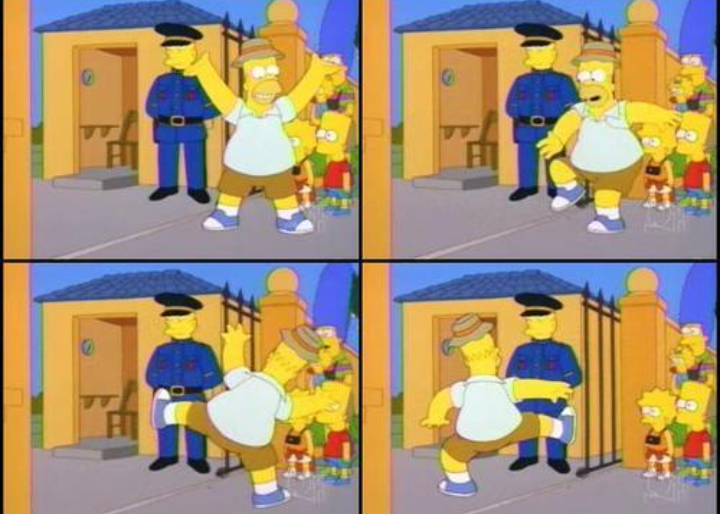 High Quality Homero embajada Blank Meme Template