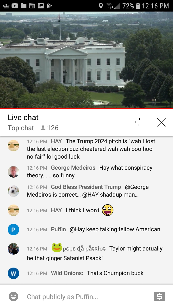 High Quality EarthTV WH chat 7-15-21 #71 Blank Meme Template