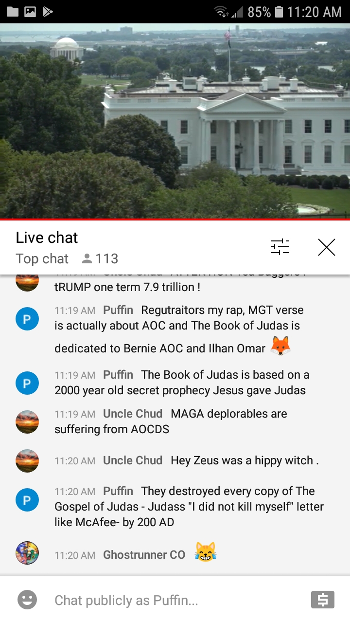 High Quality EarthTV WH chat 7-15-21 #115 Blank Meme Template