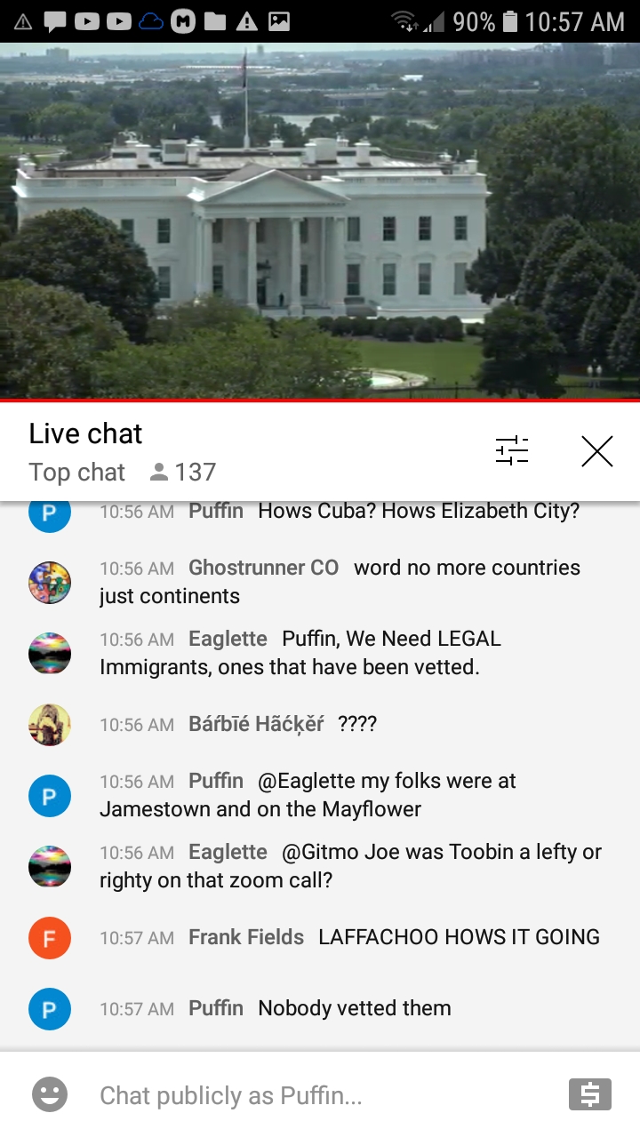 High Quality EarthTV WH chat 7-15-21 #137 Blank Meme Template