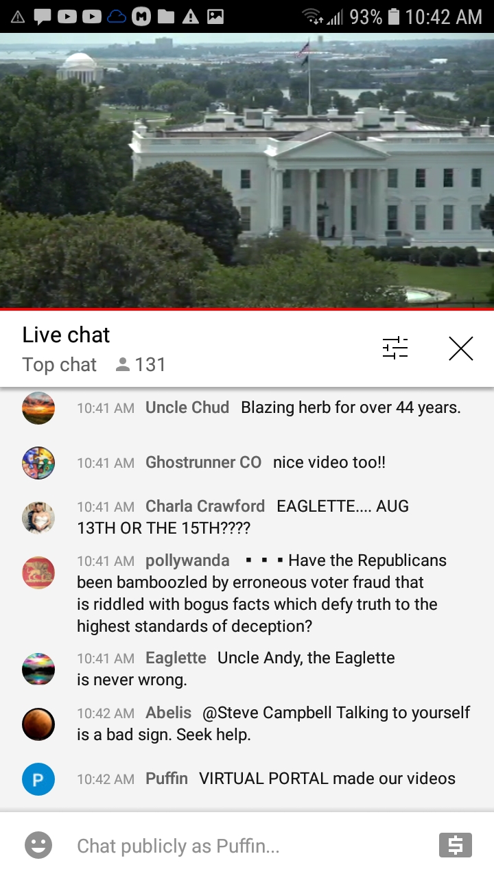 High Quality EarthTV WH chat 7-15-21 #161 Blank Meme Template