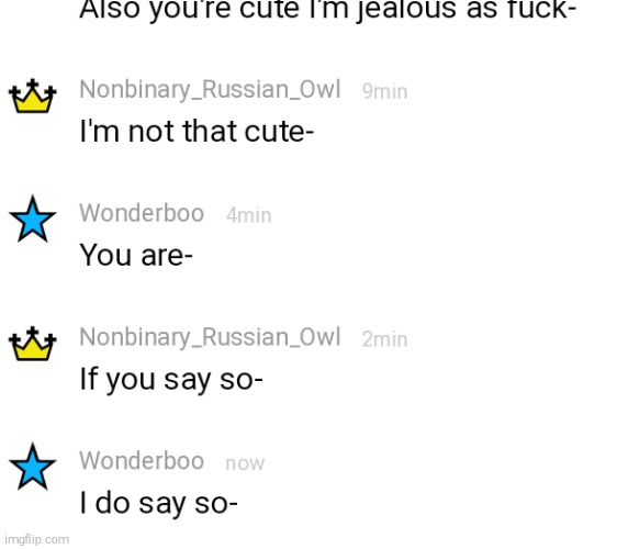 Izzy and its friend lmao | made w/ Imgflip meme maker