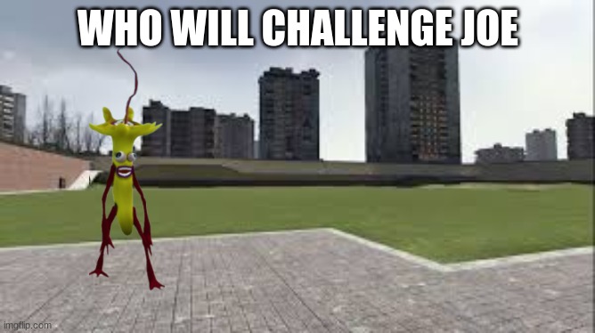 gm_construct | WHO WILL CHALLENGE JOE | image tagged in gm_construct | made w/ Imgflip meme maker