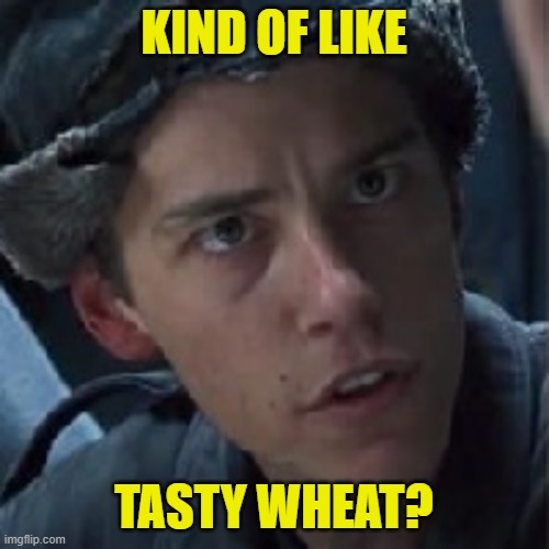 Matrix Mouse | KIND OF LIKE TASTY WHEAT? | image tagged in matrix mouse | made w/ Imgflip meme maker