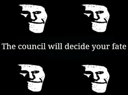 The council will decide your fate trollge Blank Meme Template