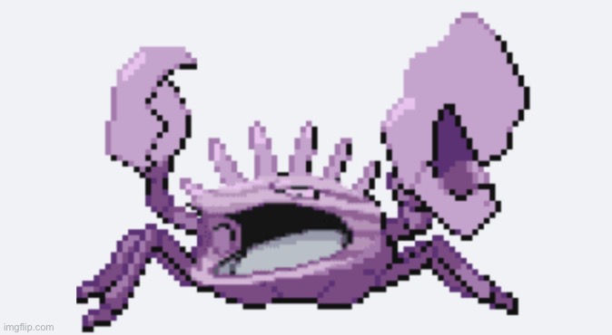 Purple “glue” crab | made w/ Imgflip meme maker