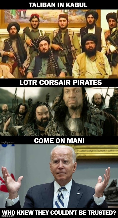 Biden The Enabler | image tagged in taliban,biden,democrat | made w/ Imgflip meme maker