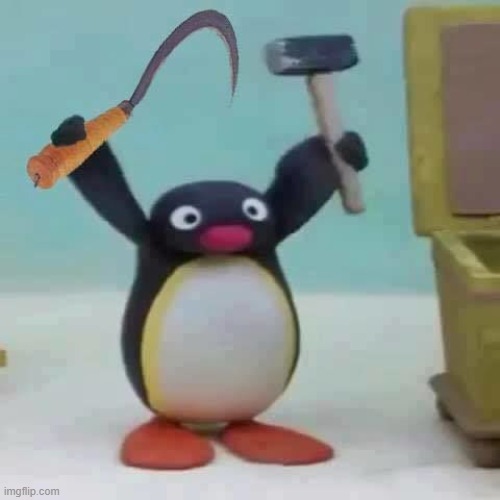 Soviet pingu | image tagged in soviet pingu | made w/ Imgflip meme maker